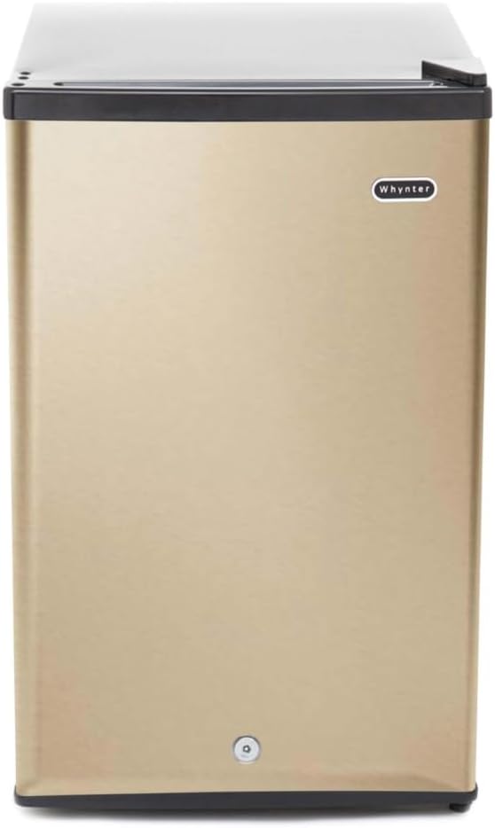 Whynter CUF - 112SS Mini, Energy Star Rated Small Upright Freezer with Lock, Stainless Steel - 1.1 Cubic Feet - Wigtrends