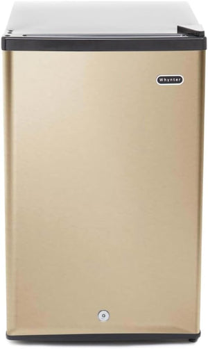 Whynter CUF - 112SS Mini, Energy Star Rated Small Upright Freezer with Lock, Stainless Steel - 1.1 Cubic Feet - Wigtrends