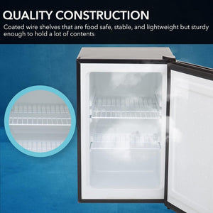 Whynter CUF - 112SS Mini, Energy Star Rated Small Upright Freezer with Lock, Stainless Steel - 1.1 Cubic Feet - Wigtrends