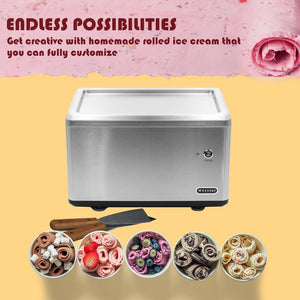 Whynter ICR - 300SS 0.5 - Quart Stainless Steel Rolled Ice Cream Maker With Compressor - Wigtrends
