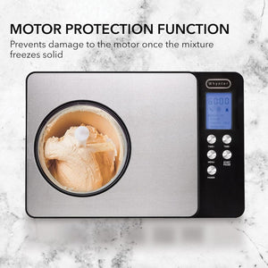 Whynter ICR - 300SS 0.5 - Quart Stainless Steel Rolled Ice Cream Maker With Compressor - Wigtrends