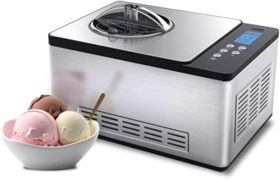 Whynter ICR - 300SS 0.5 - Quart Stainless Steel Rolled Ice Cream Maker With Compressor - Wigtrends