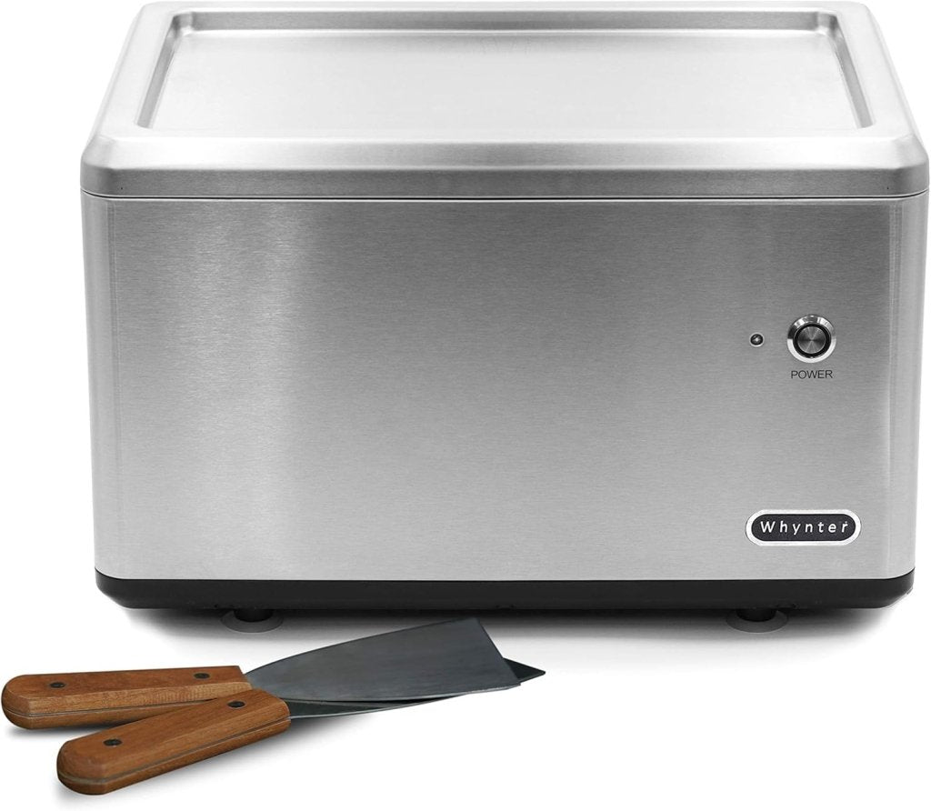 Whynter ICR - 300SS 0.5 - Quart Stainless Steel Rolled Ice Cream Maker With Compressor - Wigtrends