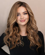 Wigstrends front lace human wig - 20" dark blonde balayage - Wigtrends