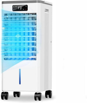 Windowless Portable Air Conditioners, Evaporative Air Cooler w/3 Modes & 3 Speeds, 12H Timer for Smart Auto - off, 2 - Gal Tank for 20H Cooling,16FT Remote,No Hose Needed,46db Swamp Cooler - Wigtrends