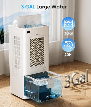 Windowless Portable Air Conditioners, Evaporative Air Cooler w/3 Modes & 3 Speeds, 12H Timer for Smart Auto - off, 2 - Gal Tank for 20H Cooling,16FT Remote,No Hose Needed,46db Swamp Cooler - Wigtrends