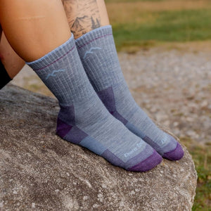 Women Merino Wool Micro Crew Socks Cushion - Wigtrends