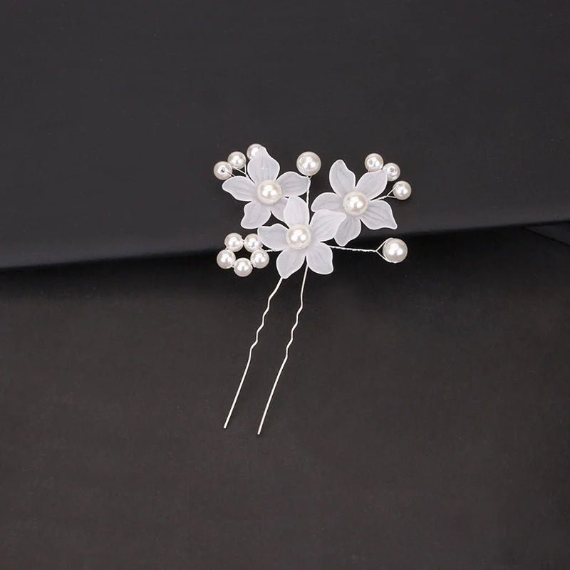 Women/Lady/Girls Korean Style Pearl Inlaid Technic Hair Accessories Hair Stick - Wigtrends