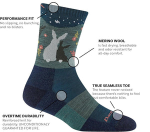 Women's Lightweight Socks with Cushioning Socks - Wigtrends