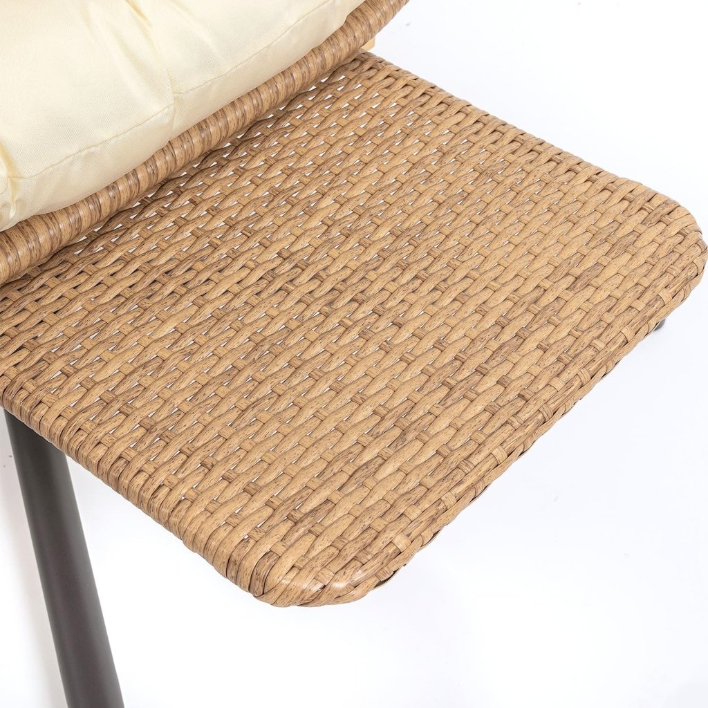 Yechen Indoor Outdoor Egg Hanging Chair with Stand, Patio Wicker Swing Egg Chair Indoor Swinging Chair Outdoor Hammock Egg Chair 350lbs Capacity for Patio Bedroom Balcony, Charcoal Grey (EG - 001) - Wigtrends