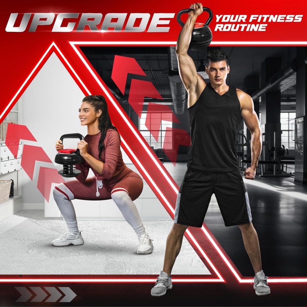 Yes4All Adjustable Kettlebell, Kettle Grip, Kettlebell Handle, Convert to Kettlebells Weight Set - Wigtrends