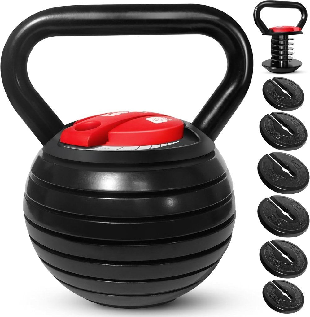 Yes4All Adjustable Kettlebell, Kettle Grip, Kettlebell Handle, Convert to Kettlebells Weight Set - Wigtrends